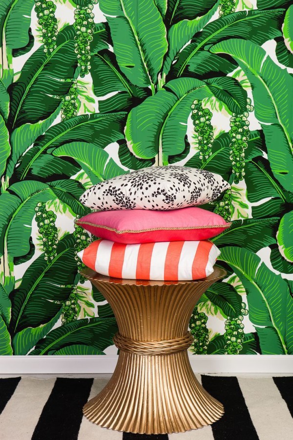 The Martinique Banana Leaf and Brazilliance Wallpaper