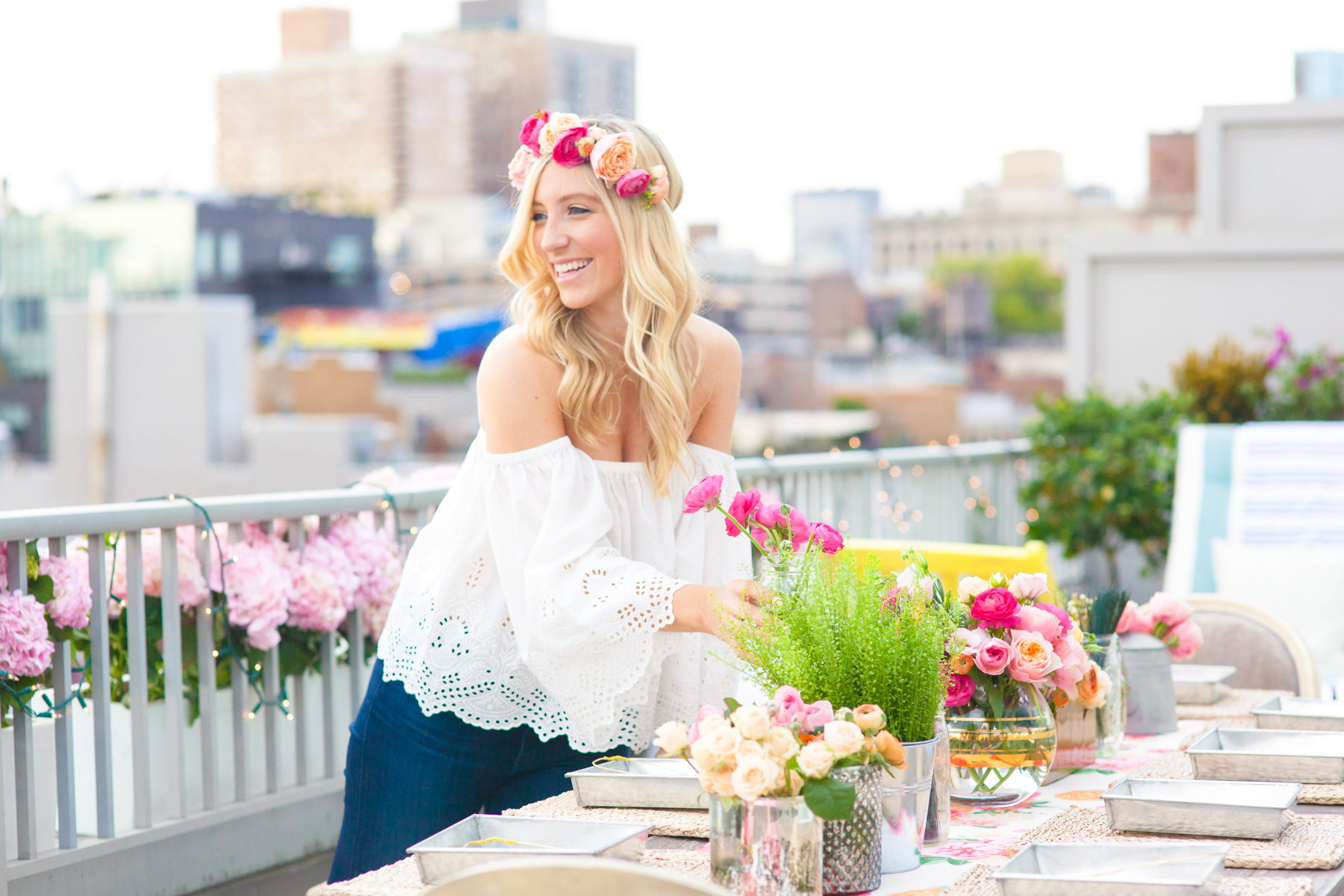 Lauren Nelson Flower Crown Party Ideas