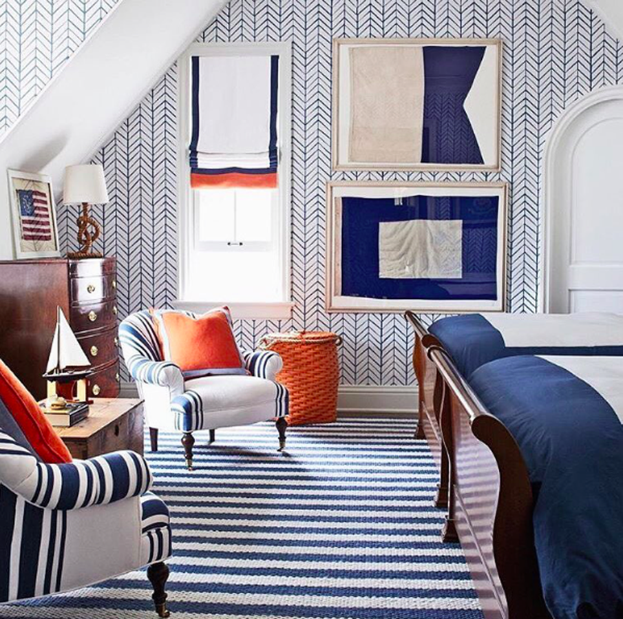Serena And Lily Bedroom Nautical Bedroom Blue And White