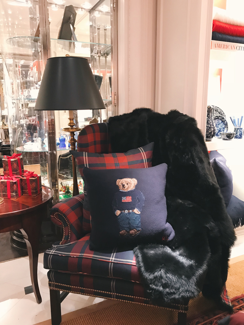 ralph lauren plaid chair