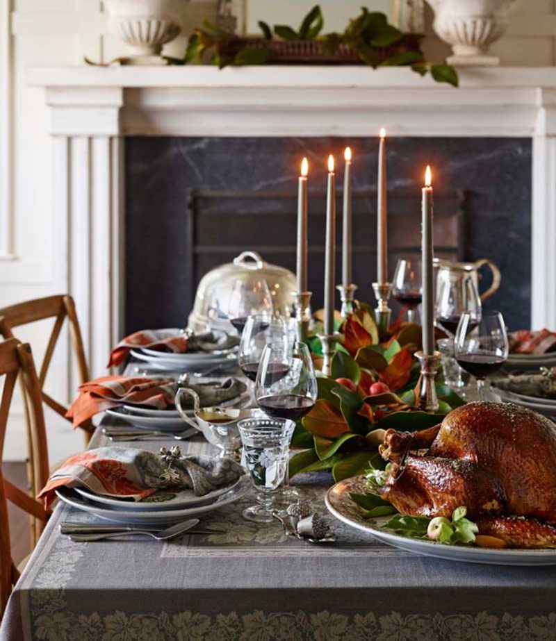 Williams-Sonoma-Thanksgiving-Table-With-Candles