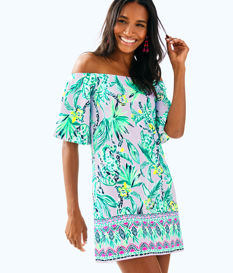 Fawcett Off The Shoulder Dress - The Lily Pulitzer After Party Sale